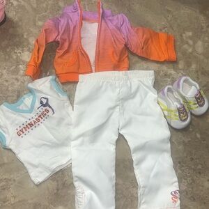 American girl, doll McKenna Brooks gymnast outfit